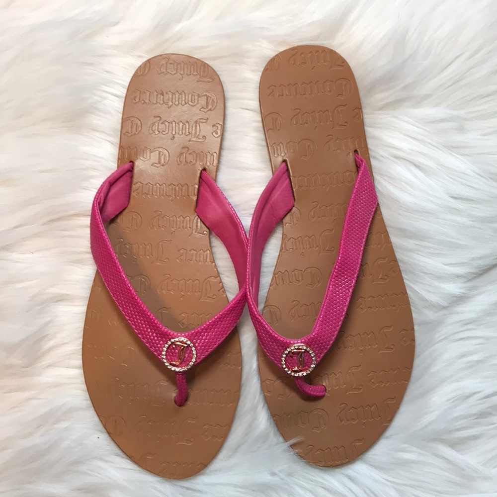 Juicy Couture sandals, size M (7-8)